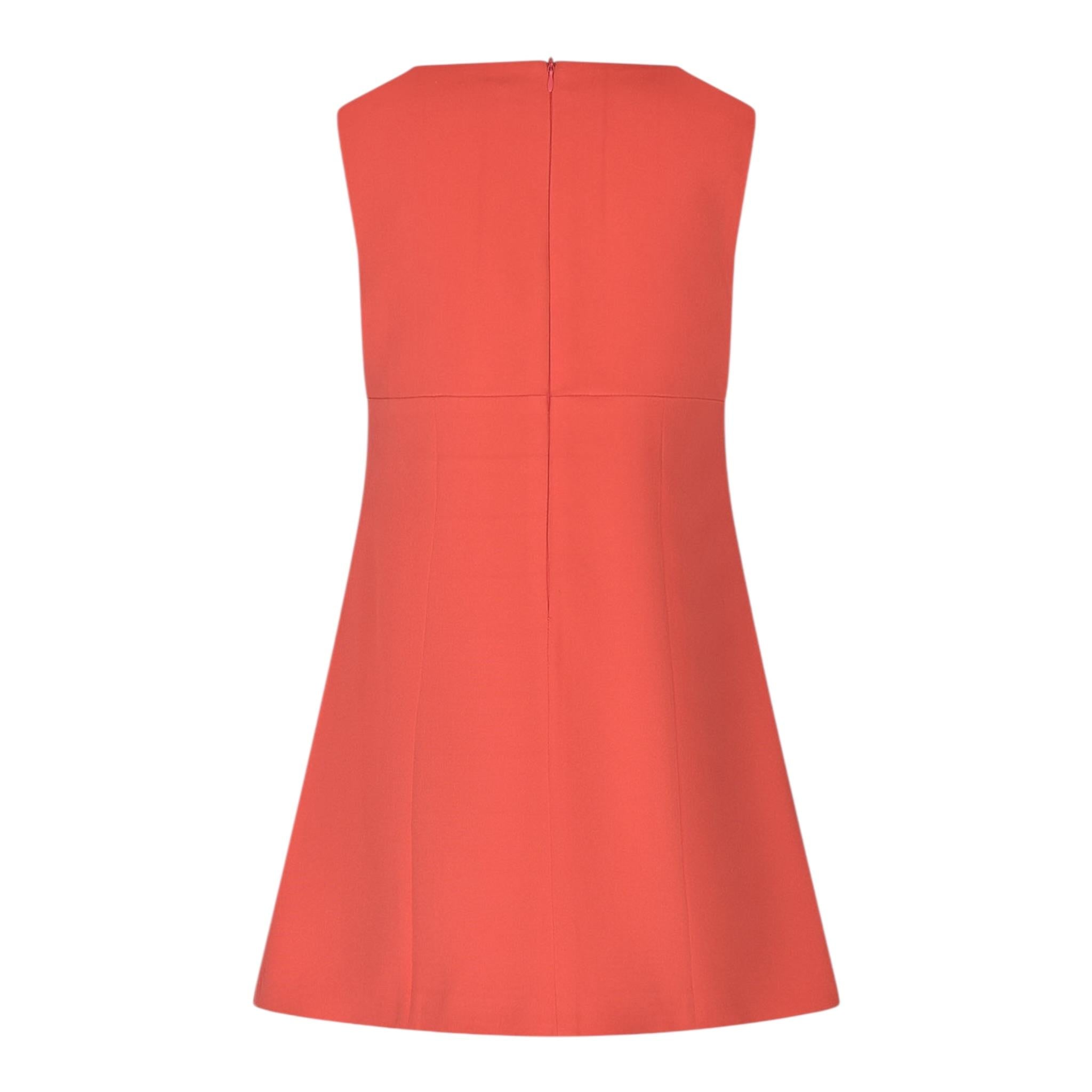 Fun & Fun Abito Tinta Unita Giromanica per Bambina FNCJDR01084 CORALLO FUN & FUN 