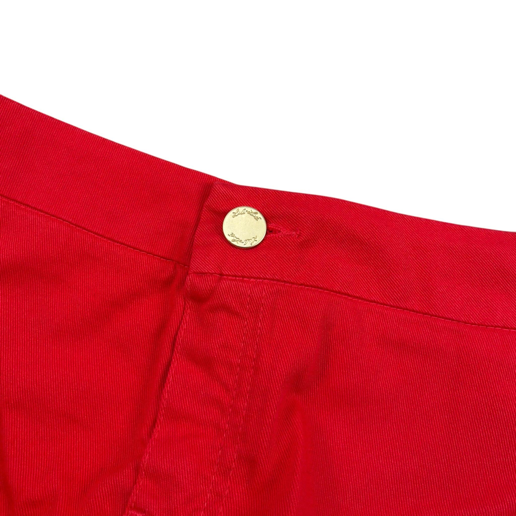 Lu Lu By Miss Grant Gonna tinta unita Asimmetrica Rosso per Bambina LL608 ROSSO LU LU BY MISS GRANT 