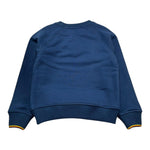 K-Way Maglia Tinta Unita Girocollo con Logo per Bambino K2148LWX BLU K-WAY 