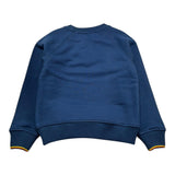 K-Way Maglia Tinta Unita Girocollo con Logo per Bambino K2148LWX BLU K-WAY 