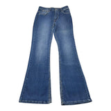 Fun & Fun Jeans Tinta Unita Modello Zampa Blu Per Bambina