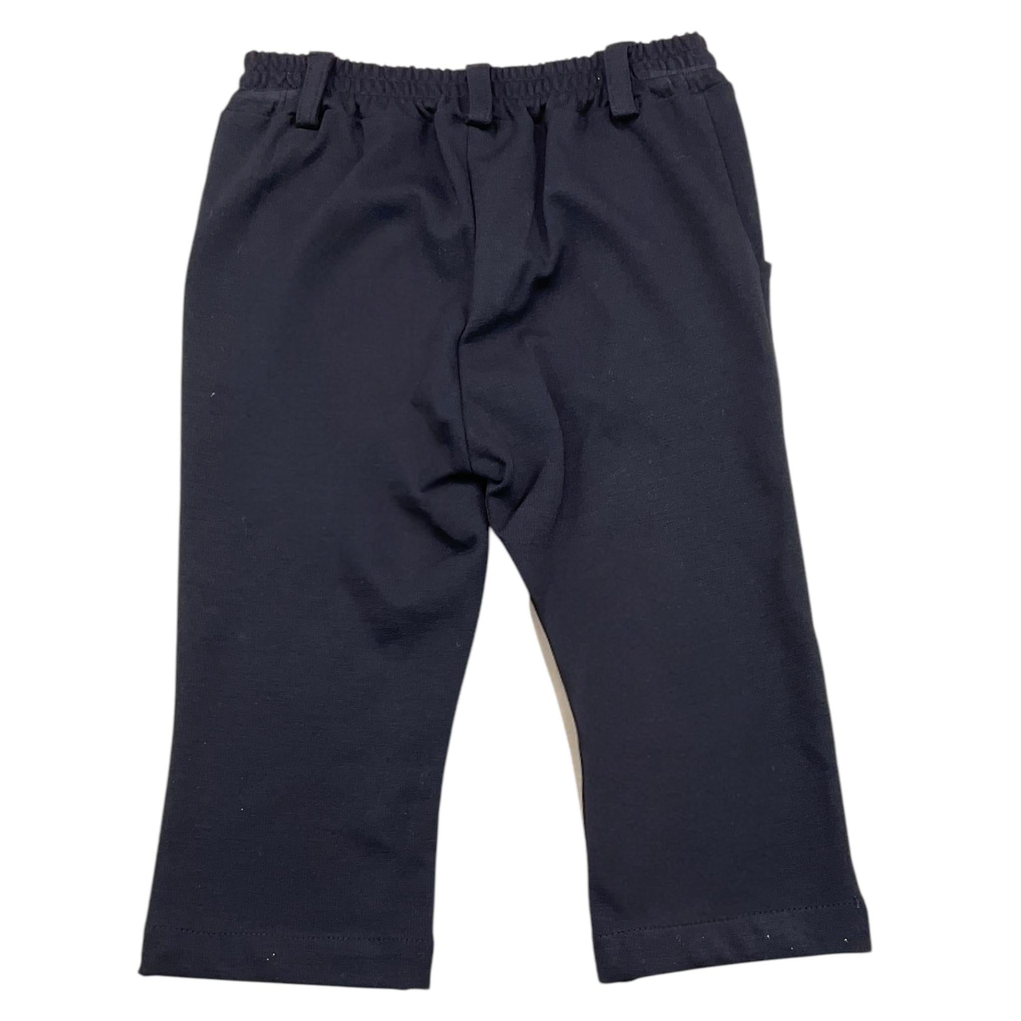 LE BEBE' pantalone tinta unita con elastico in vita Blu per Neonato LBB5230 BLU LE BEBE' 