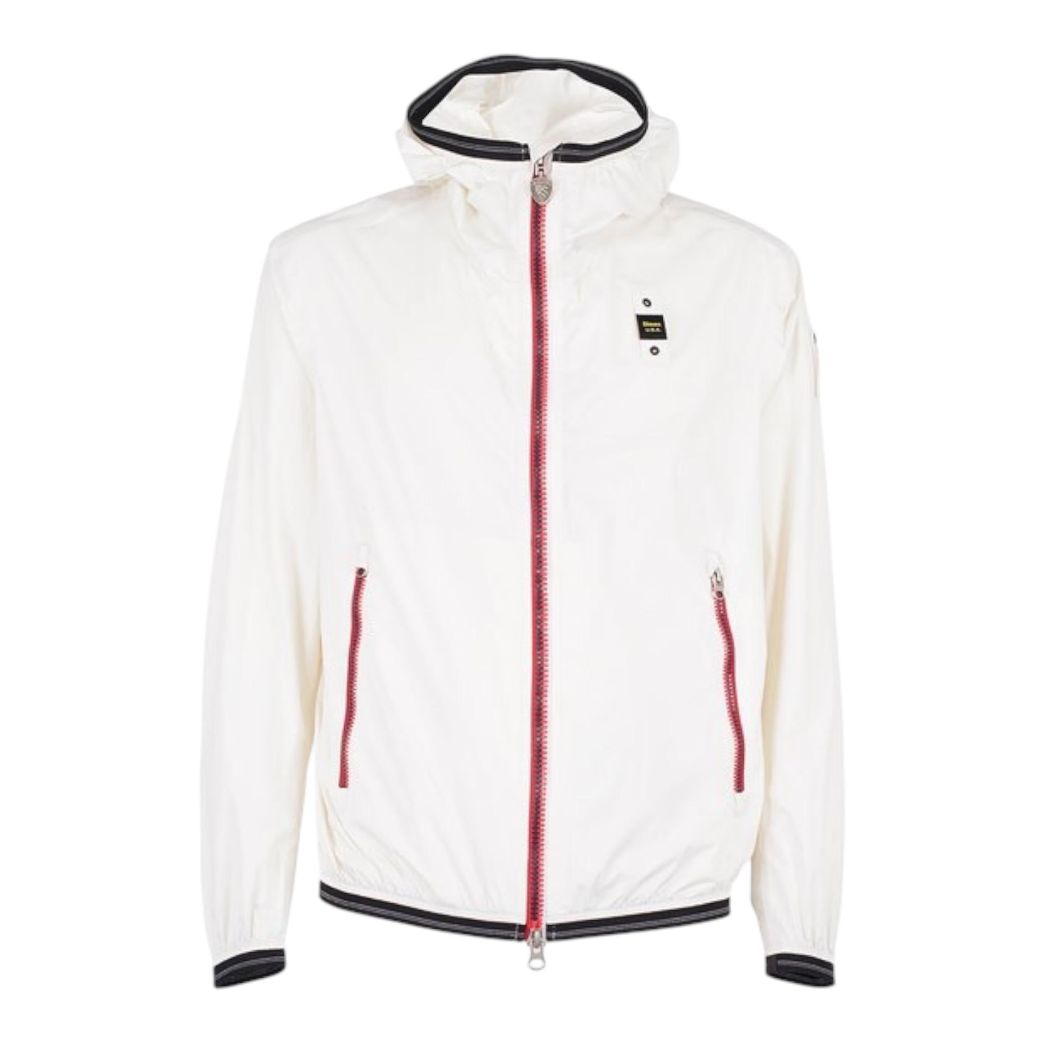 Blauer Giubbino Tinta Unita con Cappuccio per Bambino 25SBLKC11440X BIANCO BLAUER 