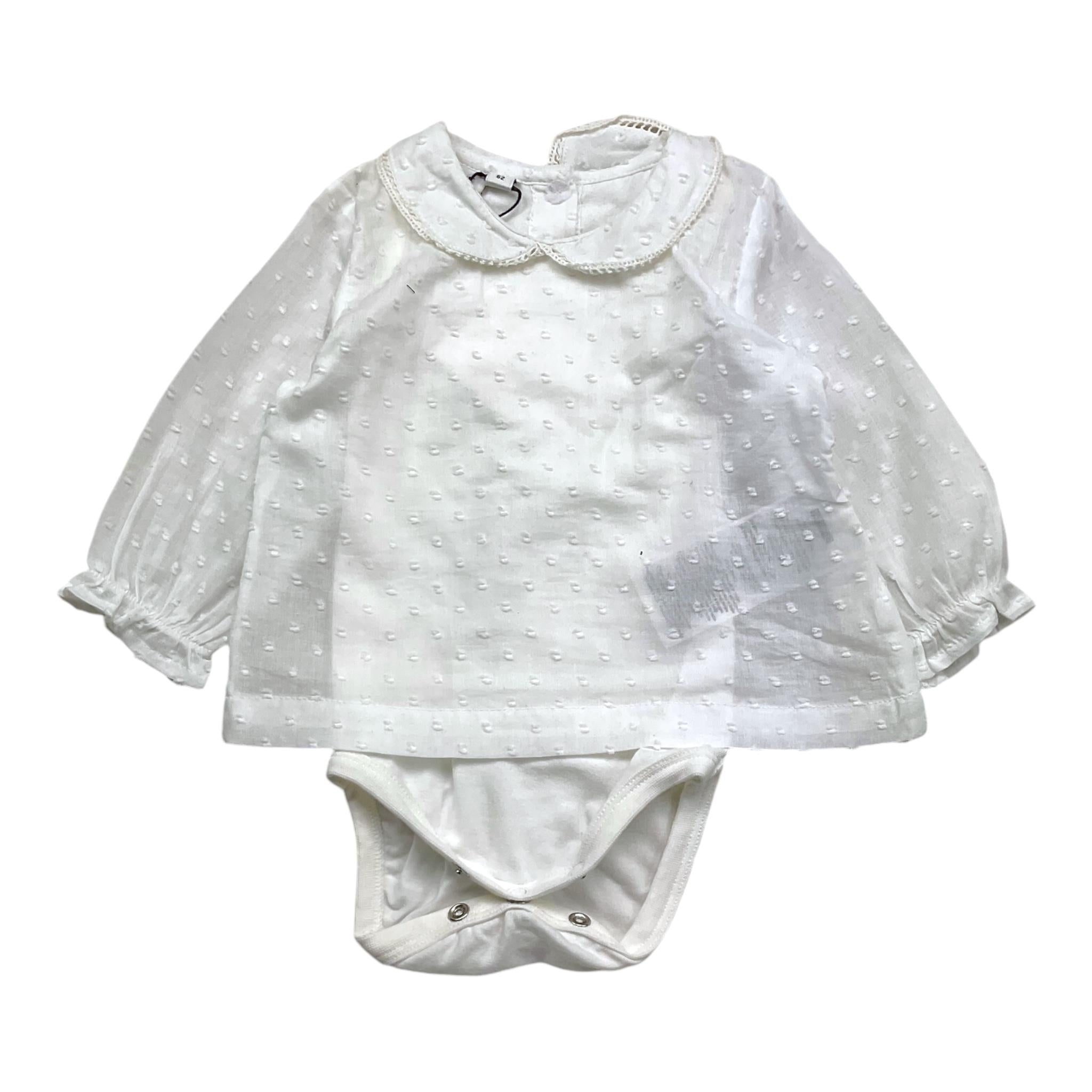 Name.It Camicia Modello Body Manica Lunga Tinta Unita Bianco Per Neonata 13175256 BIANCO NAME.IT 