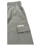 Calvin Klein Bermuda Tinta Unita con Elastico In Vita per Bambino IB0IB02512XX VERDE CALVIN KLEIN 