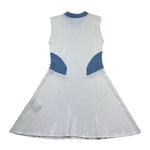 Just Cavalli Abito Giromanica Tinta Unita con Girocollo In Contrasto per Bambina JGP26109VE BIANCO JUST CAVALLI 