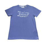 Juicy Couture T-Shirt Girocollo Tinta Unita con Stampa per Bambina JBX6547 VIOLA JUICY COUTURE 