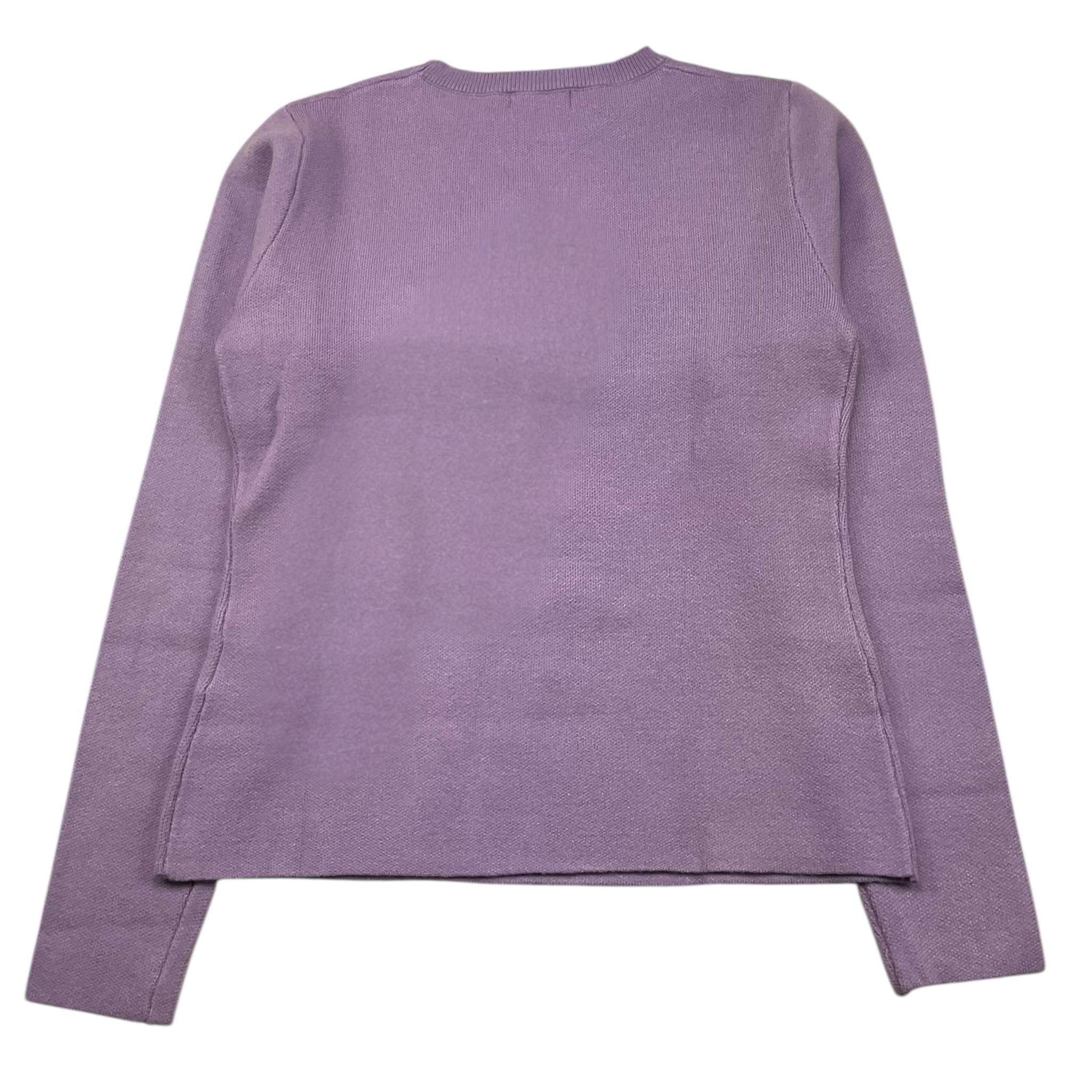 FUN & FUN maglia girocollo tinta unita con fiocco Lilla per Bambina FCJSW12429 LILLA FUN & FUN 