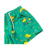 Saint Barth Costume Tinta Unita con Stampa per Bambino WOODSTOCK VERDE SAINT BARTH 