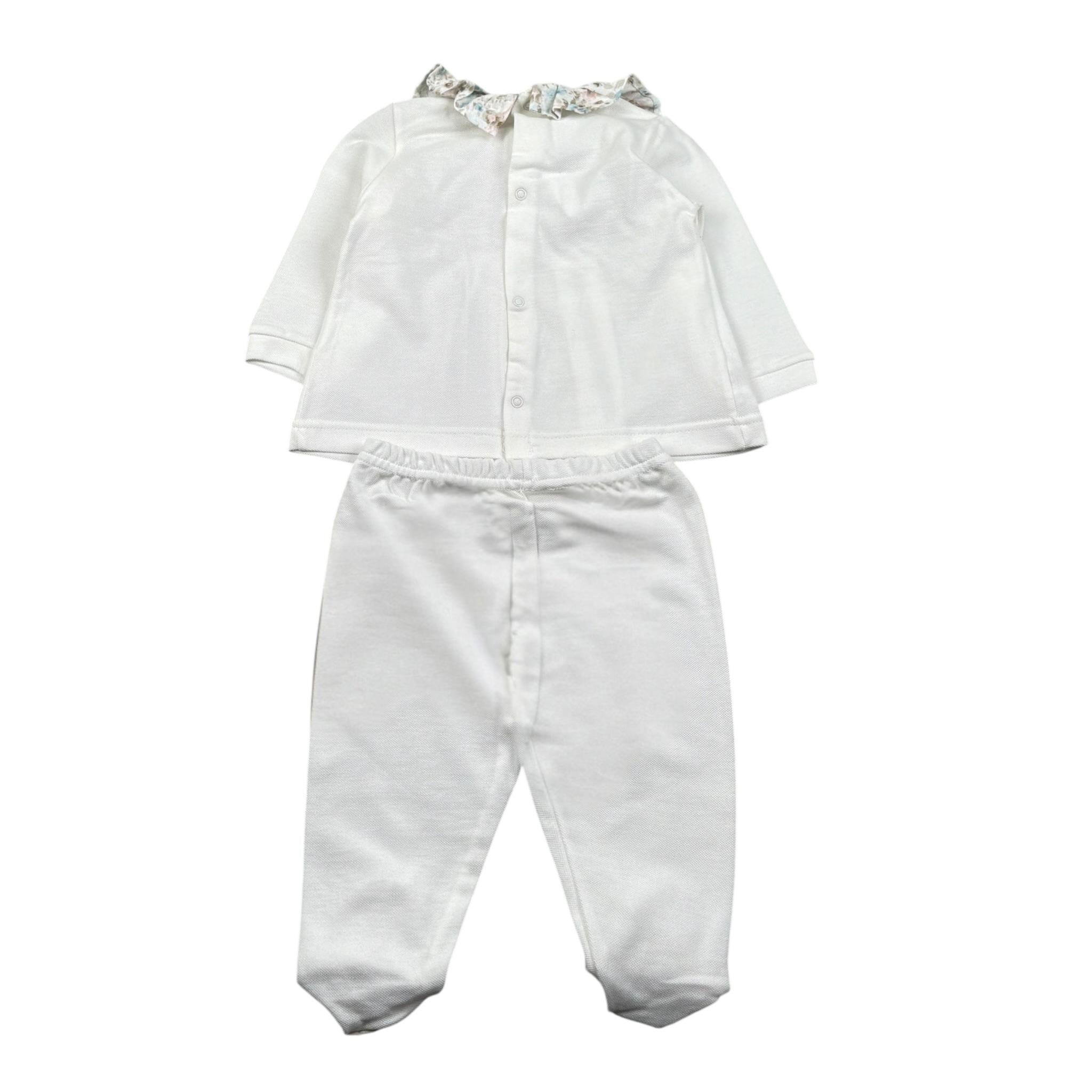 Babyvip Completo 2 Pezzi Shirt-Ghettina per Neonata T3822 BIANCO BABYVIP 