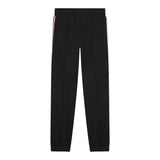 LANVIN pantalone modello tuta tinta unita con profili in contrasto Nero per Bambina N30105 NERO LANVIN 