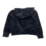 SAINT BARTH felpa tinta unita con zip e cappuccio Nero per Bambina HELOISA NERO SAINT BARTH 