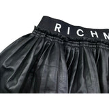 John Richmond Gonna Tinta Unita In Ecopelle per Bambina RGP26067GO NERO JOHN RICHMOND 