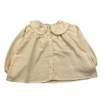 ZHOE & TOBIAH camicia manica lunga tinta unita Panna per Bambina C005 PANNA ZHOE & TOBIAH 