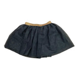 Name.It Gonna Tinta Unita In Tulle Con Elastico In Vita Grigio Per Bambina