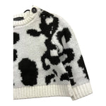 JOHN RICHMOND maglia girocollo bicolore con fantasia Bianco per Neonata RIA25115MA BIANCO JOHN RICHMOND 