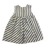 J.O. Milano Abito Giromanica Tinta Unita con Fantasia A Righe per Neonata 172B1N BIANCO/BLU J.O. MILANO 