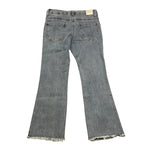 TO be too jeans tinta unita modello zampa Azzurro per Bambina TOB306 AZZURRO TO be too 