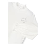 MAYORAL shirt mezzocollo tinta unita con brillantini Bianco per Bambina 145X BIANCO MAYORAL 