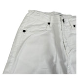 Jeckerson Jeans Tinta Unita con Girovita Regolabile per Bambino J3802 BIANCO JECKERSON 
