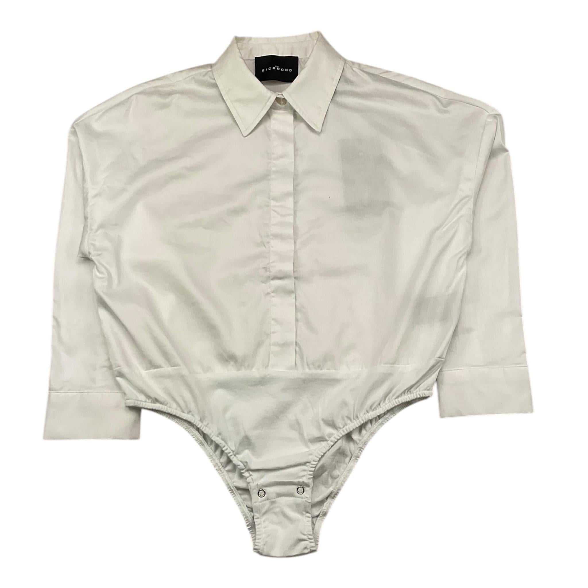 JOHN RICHMOND camicia body manica lunga tinta unita Bianco per Bambina RGA25048CA BIANCO JOHN RICHMOND 
