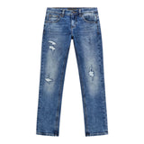 GUESS jeans tinta unita 5 tasche Blu per Bambino L4YA08D52Z0 BLU GUESS 