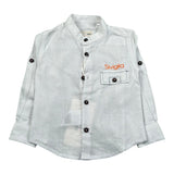 Siviglia Camicia Manica Lunga Tinta Unita con Collo Coreano per Neonato SVNSH17275 BIANCO SIVIGLIA 