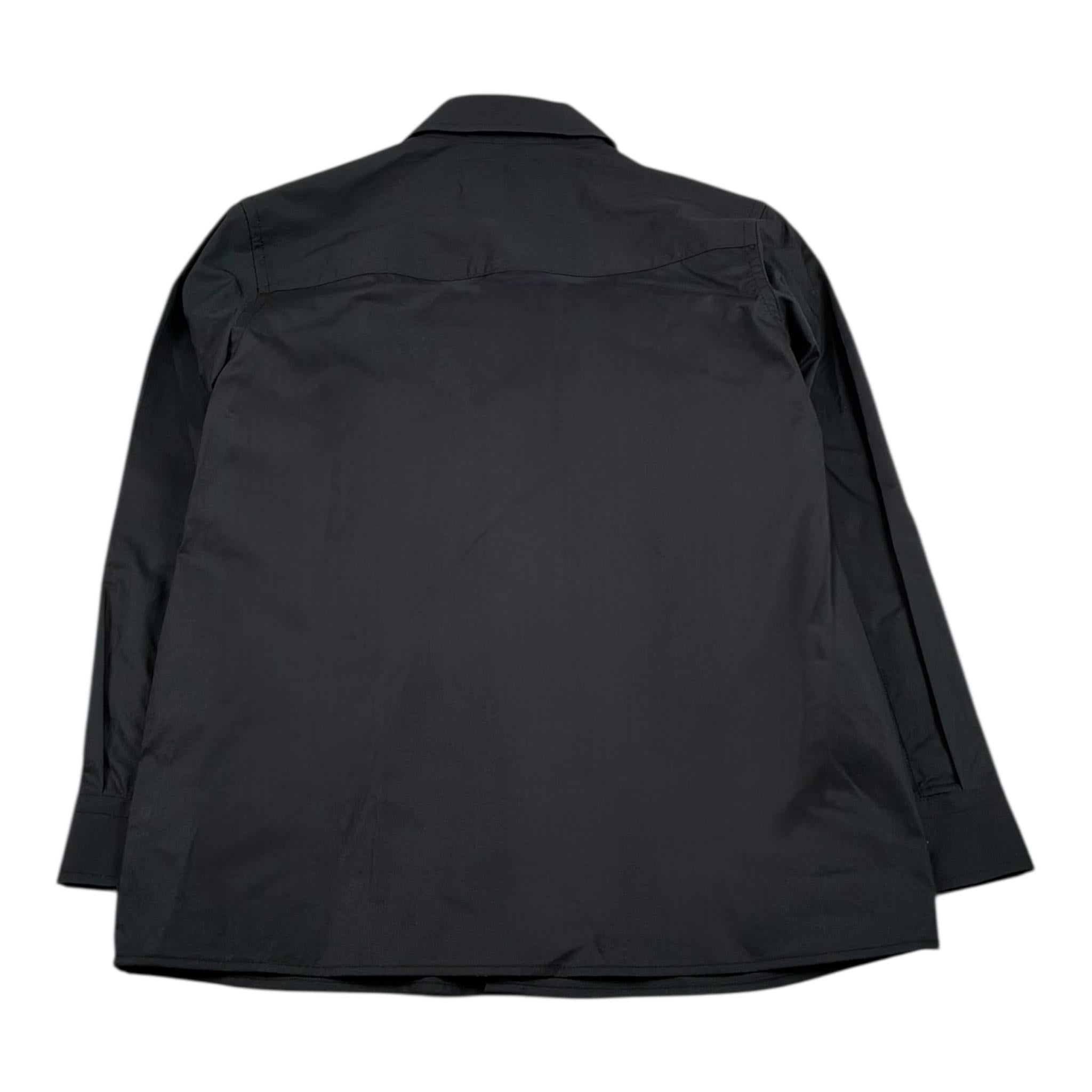 John Richmond Camicia Tinta Unita con Zip per Bambino RBP26009CA NERO JOHN RICHMOND 