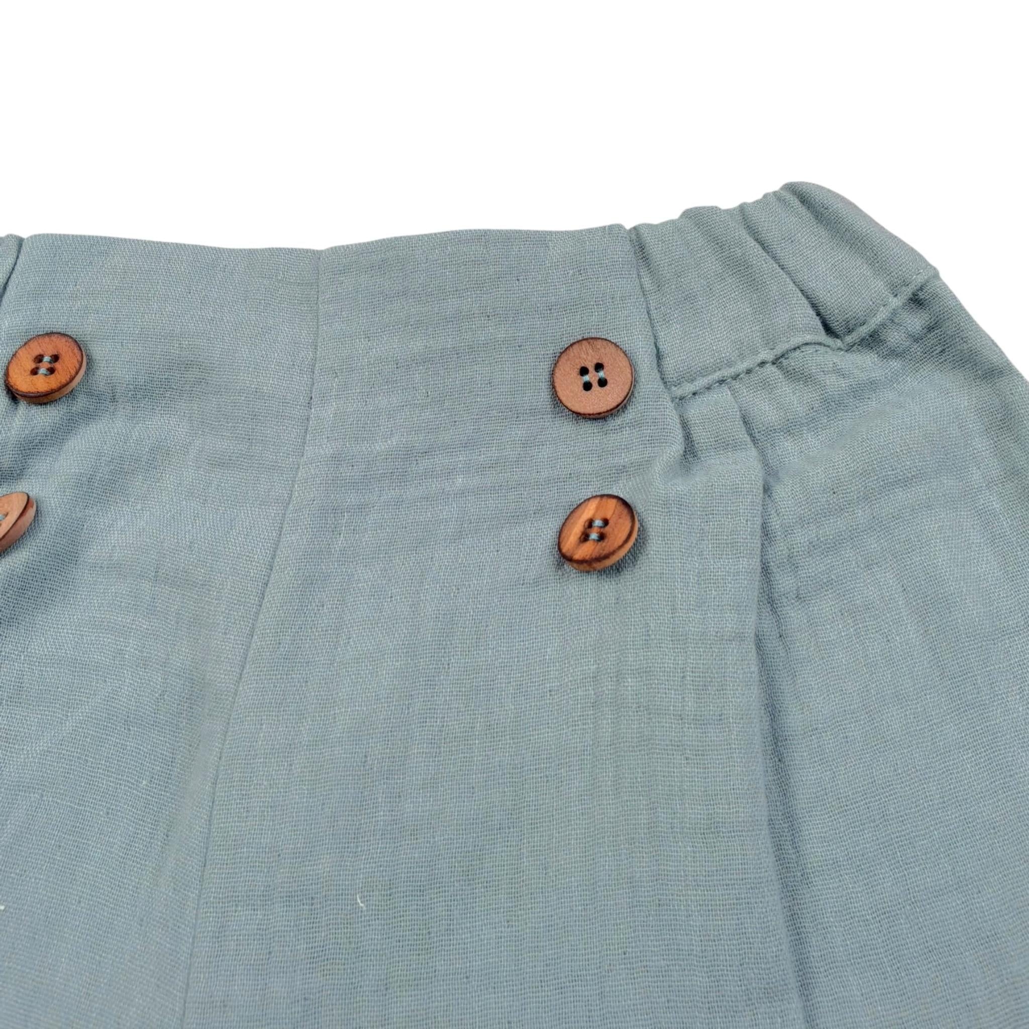 Babyvip Pantalone Tinta Unita Modello Palazzo per Neonata T1534 VERDE BABYVIP 