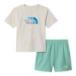 The North Face Completo 2 Pezzi T-Shirt-Bermuda Bianco per Neonato NF0A8BA356R BIANCO THE NORTH FACE 