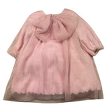 LE BEBE' abito manica lunga tinta unita Rosa per Neonata LBG6173 ROSA LE BEBE' 