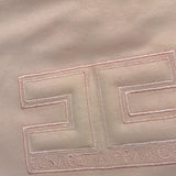 Elisabetta Franchi Bavetta Tinta Unita Logata per Neonata ENBA045 ROSA ELISABETTA FRANCHI 