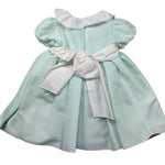 Le Bebe Abito Mezza Manica Tinta Unita  per Neonata LBG6436 VERDE ACQUA LE BEBE 