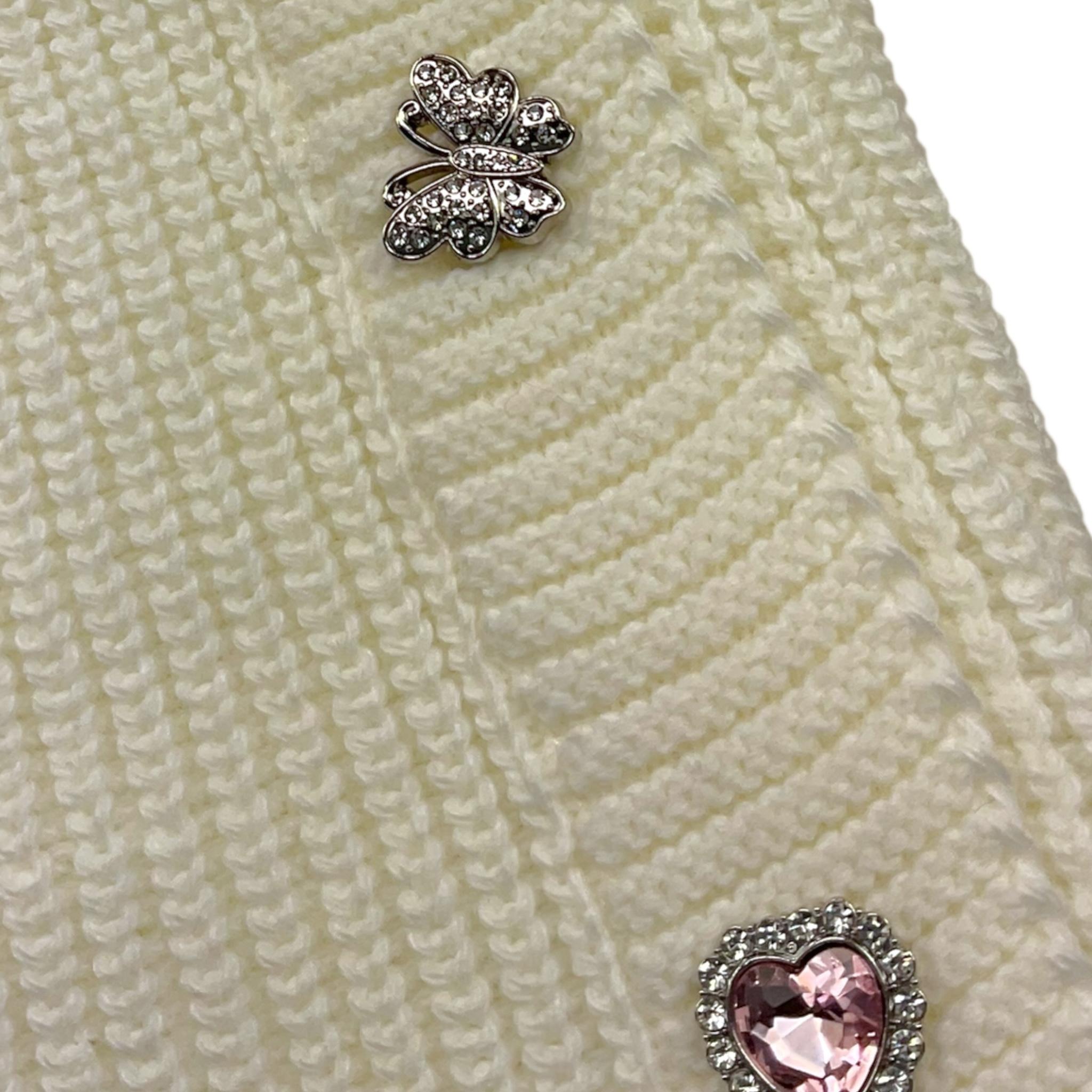 VICOLO gonna tinta unita in maglia con bottoni Panna per Bambina 3142GW00112 PANNA VICOLO 