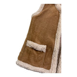 ZHOE & TOBIAH giubbino smanicato tinta unita con pelliccia Cammello per Neonata WWT10X CAMMELLO ZHOE & TOBIAH 