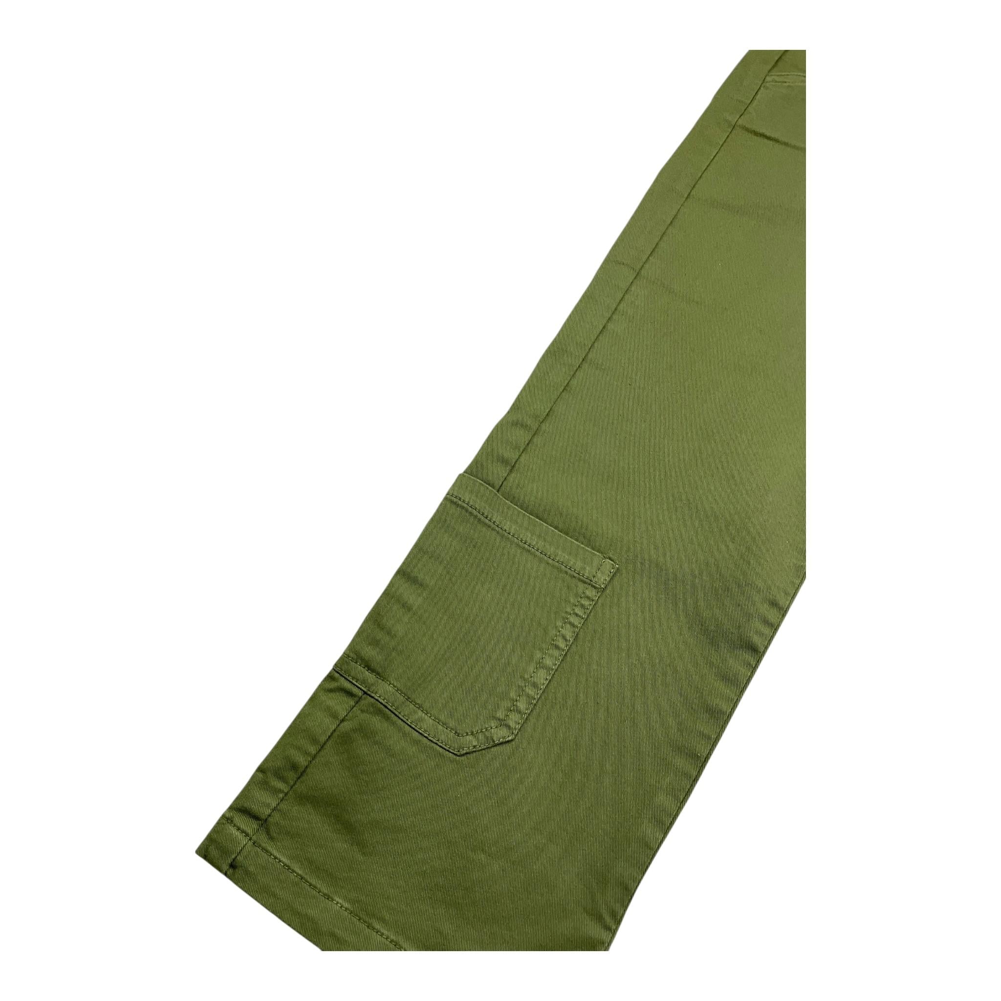 Zhoe & Tobiah Pantalone Tinta Unita con Elastico In Vita per Bambino J&P12M VERDE ZHOE & TOBIAH 