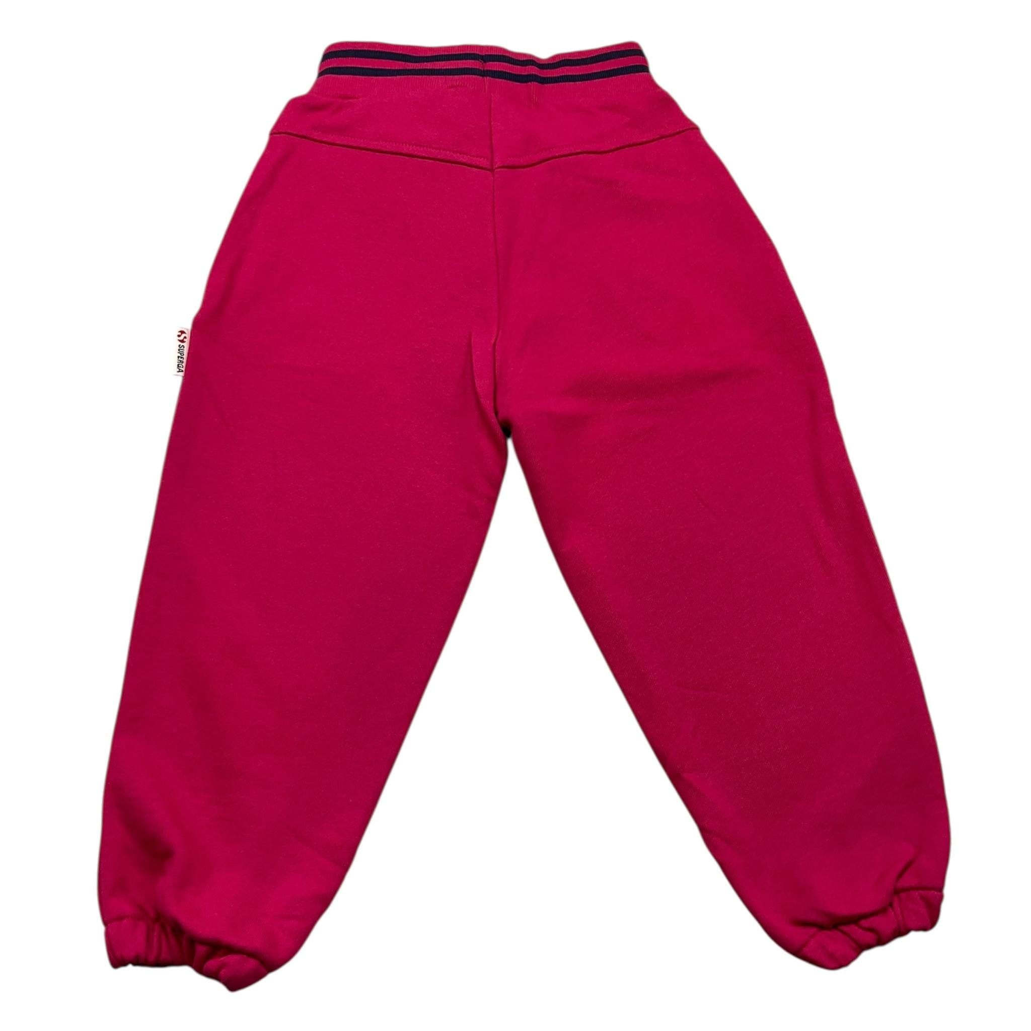 SUPERGA pantalone tuta tinta unita con logo Fuxia per Bambina SA220 FUXIA SUPERGA 
