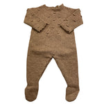 WEDOBLE tutina manica lunga tinta unita Fango per Neonato I2407346 FANGO WEDOBLE 