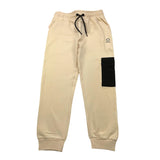 Suns  Pantalone Tuta Tinta Unita con Tasca In Contrasto per Bambino PFS51021U PANNA SUNS 