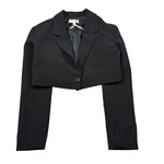 Imperial Giacca Tinta Unita Modello Crop per Bambina JB19132G75X NERO IMPERIAL 