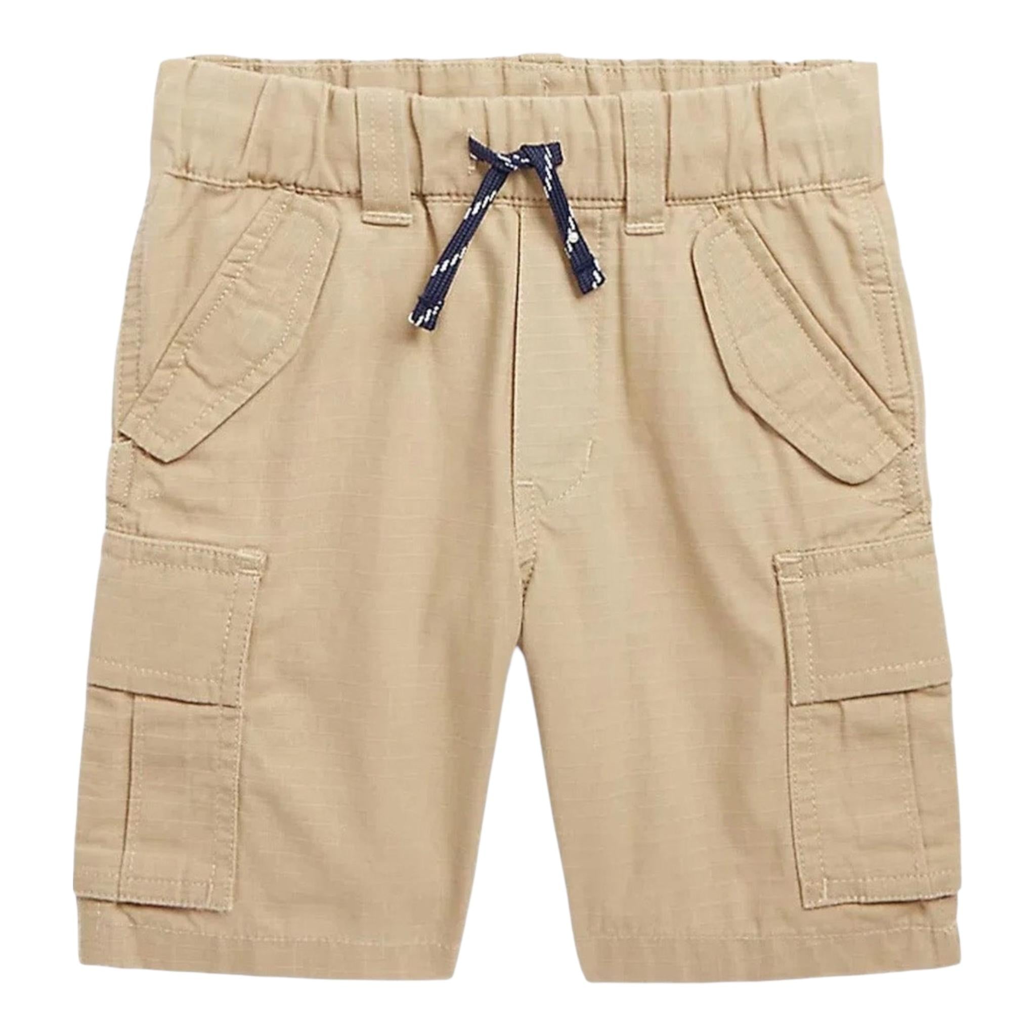 Ralph Lauren Bermuda Tinta Unita con Elastico In Vita per Bambino 23290155001 SABBIA RALPH LAUREN 