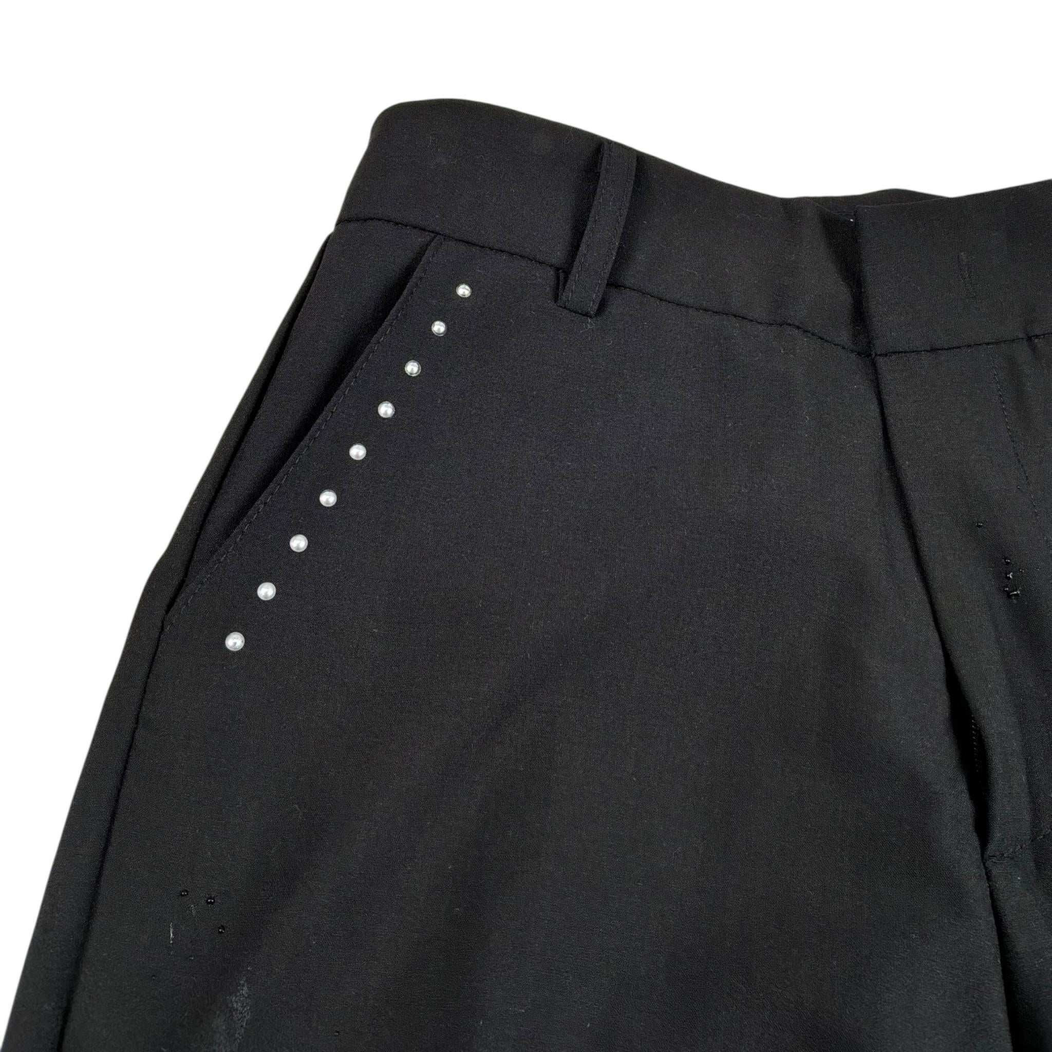 John Richmond Pantalone Tinta Unita con Borchie per Bambino RBP25172PAX NERO JOHN RICHMOND 