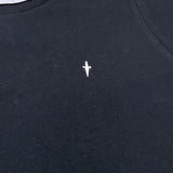 Cesare Paciotti T-Shirt Girocollo Tinta Unita con Logo per Bambino TSP5155J NERO CESARE PACIOTTI 