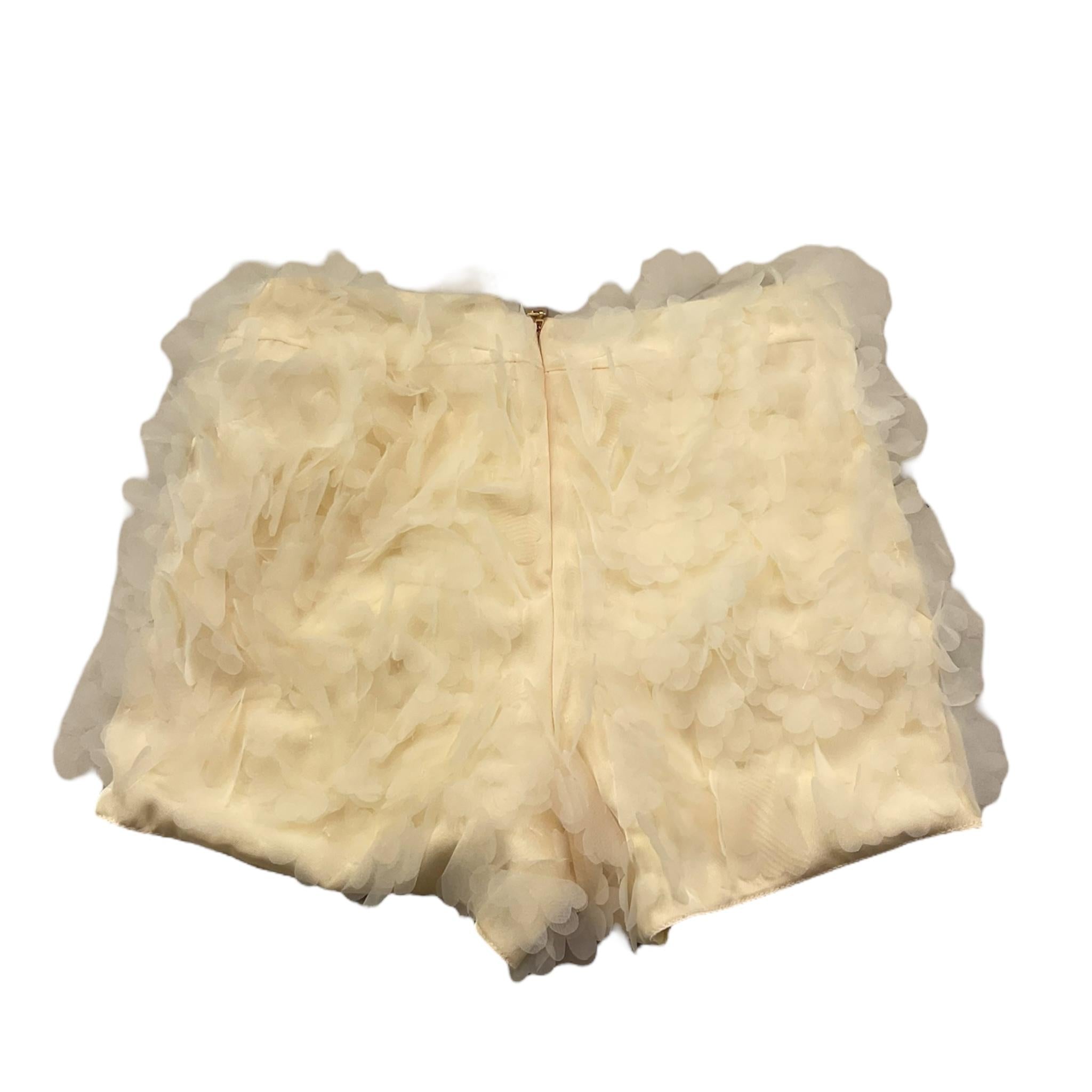 Fun & Fun Short Tinta Unita con Applicazioni Tulle per Bambina FNCBSO01048 AVORIO FUN & FUN 