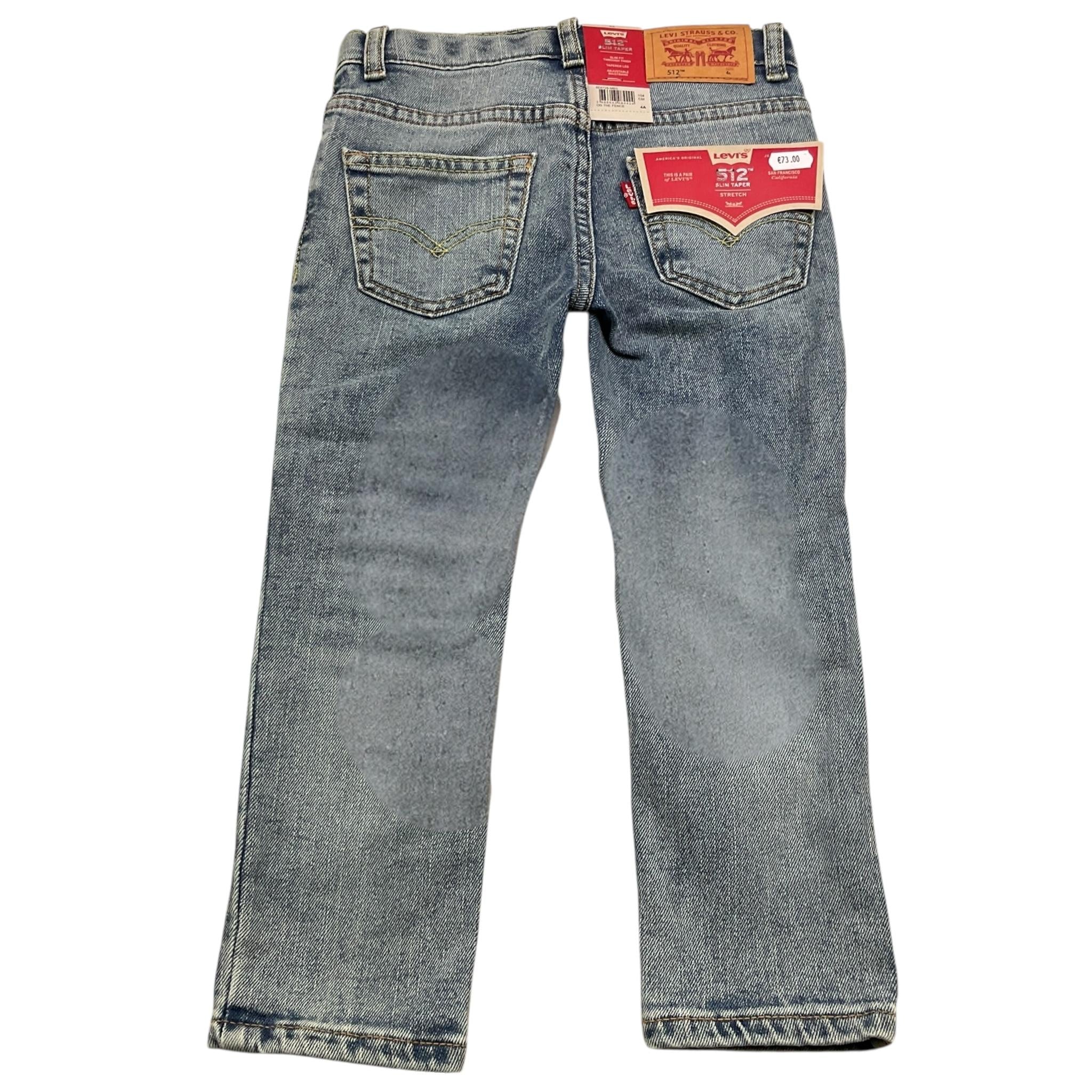 LEVI'S jeans tinta unita con girovita regolabile Azzurro per Neonato 8E6728N AZZURRO LEVI'S 