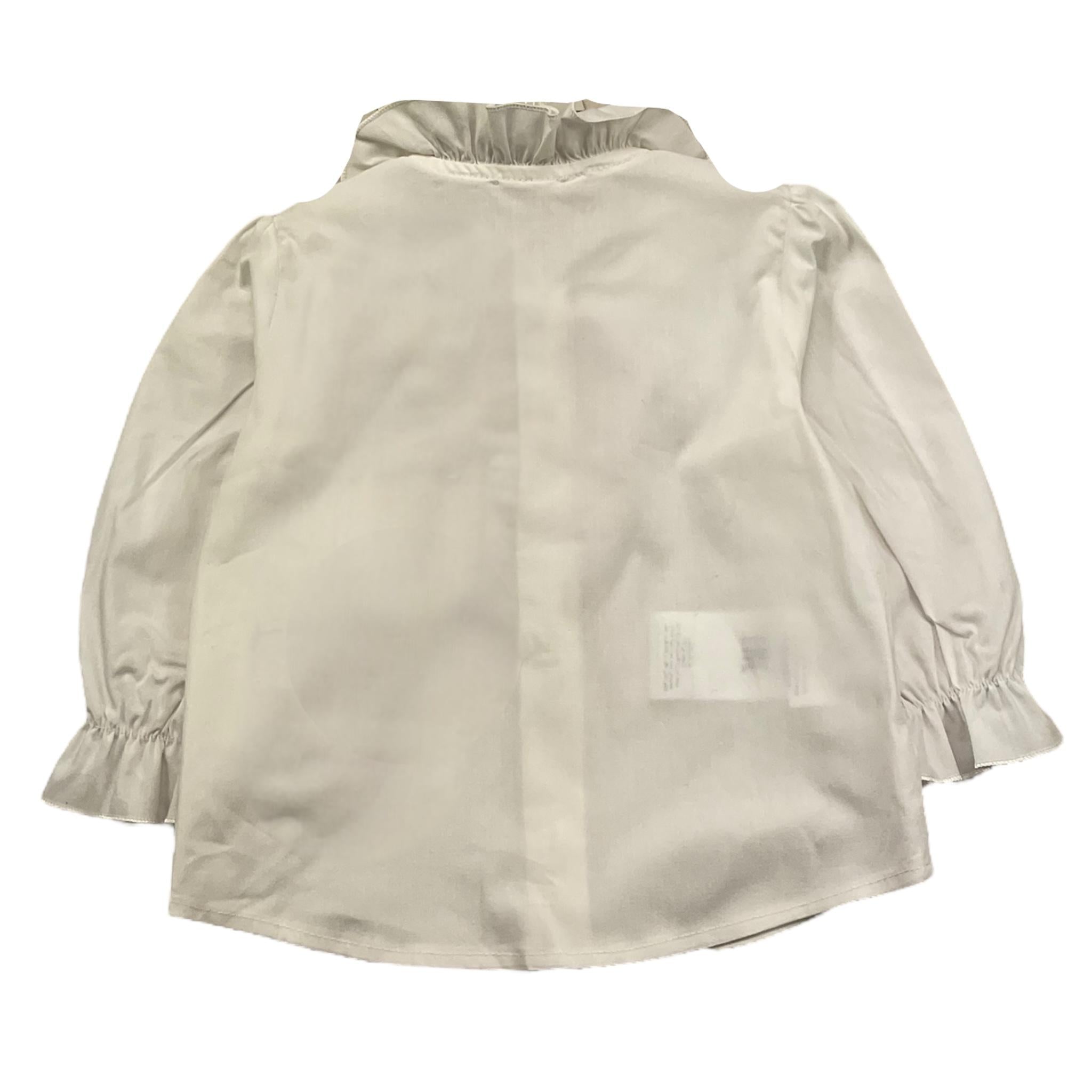 LE BEBE' camicia manica lunga tinta unita con fiocco Bianco per Neonata LBG6142 BIANCO LE BEBE' 