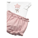 Mayoral Completo 2 Pezzi Canotta-Culotte per Neonata 1255 BIANCO/ROSA MAYORAL 