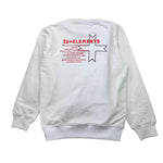 ZU+ELEMENTS felpa girocollo tinta unita con stampa Bianco per Bambino ZU1712 BIANCO ZU+ELEMENTS 