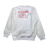 ZU+ELEMENTS felpa girocollo tinta unita con stampa Bianco per Bambino ZU1712 BIANCO ZU+ELEMENTS 