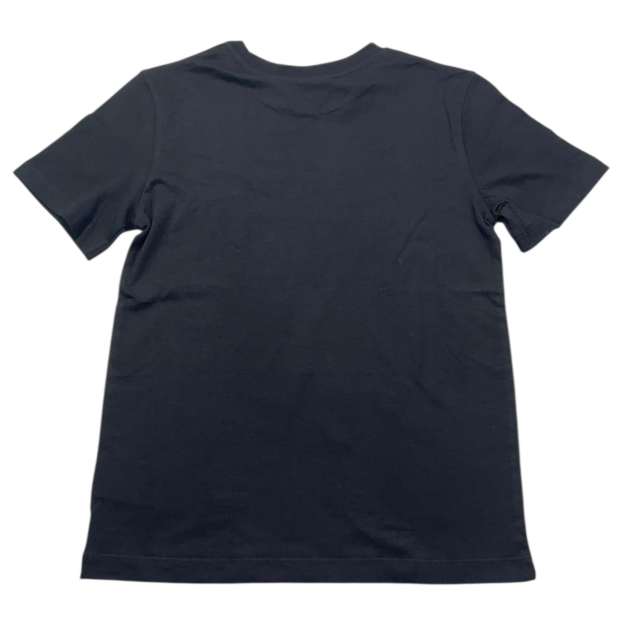 Calvin Klein T-Shirt Girocollo Tinta Unita con Logo per Bambino IB0IB02351 NERO CALVIN KLEIN 